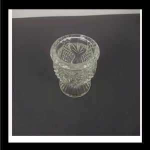 VINTAGE CRYSTAL VOTIVE CANDLE HOLDER